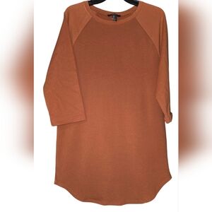 Women's Rust Tunic Top